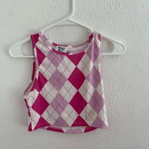 Princess Polly pink crop tank
